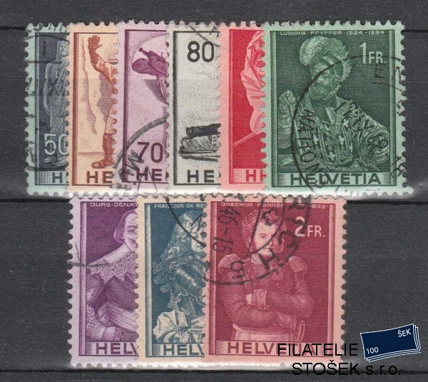 Švýcarsko známky 377-85