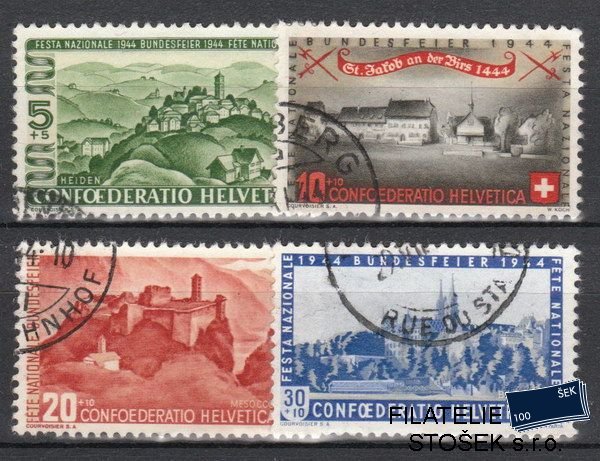 Švýcarsko známky 431-34