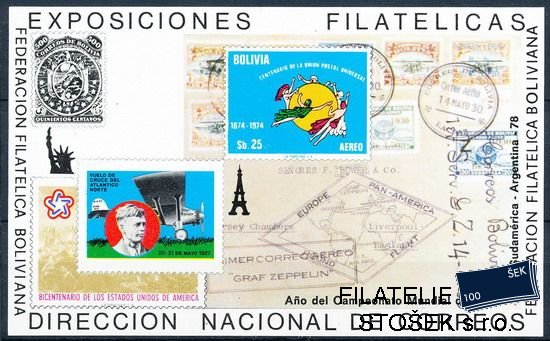 Bolivia známky Mi Bl.81