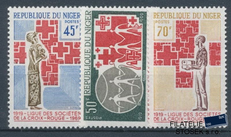 Niger známky Mi 219-21