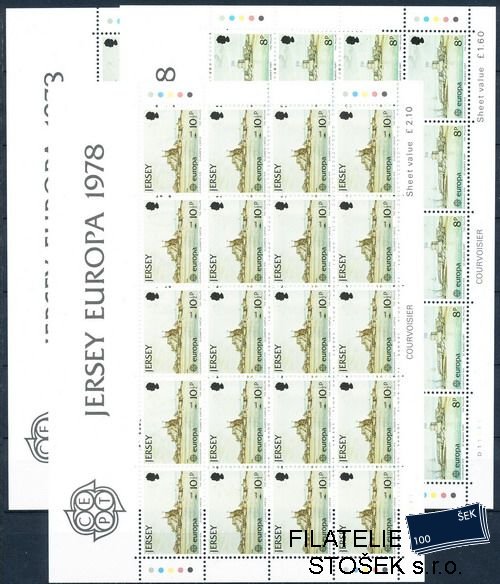 Jersey známky Mi 0177-9 TL