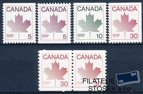 Kanada známky Mi 0819-21