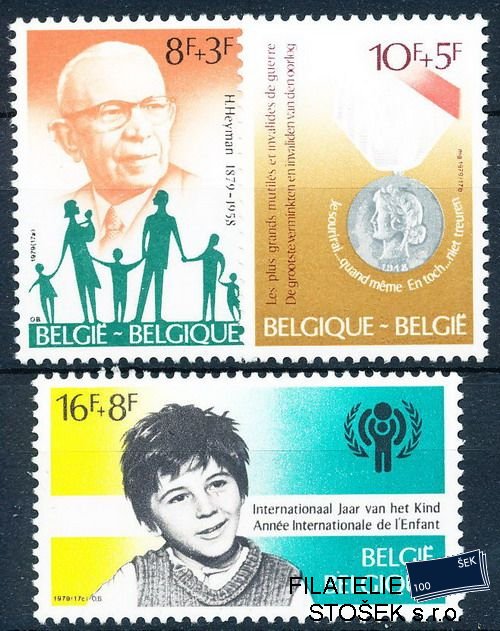 Belgie známky Mi 2007-9