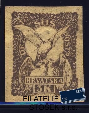 Jugoslávie známky Mi 96 zkusmý tisk