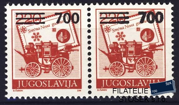 Jugoslávie známky Mi 2359 silný+tenký tisk
