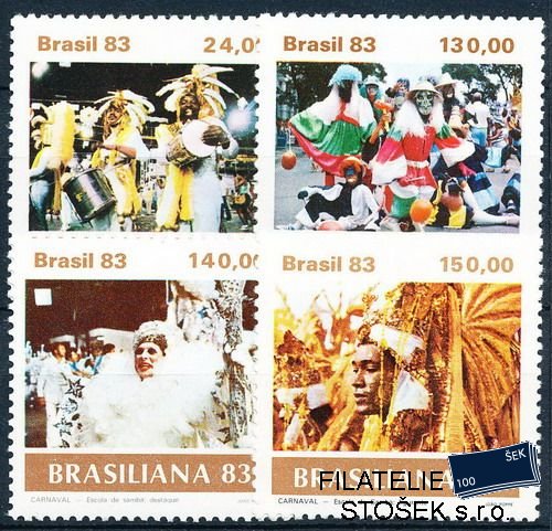 Brazílie známky Mi 1948-51