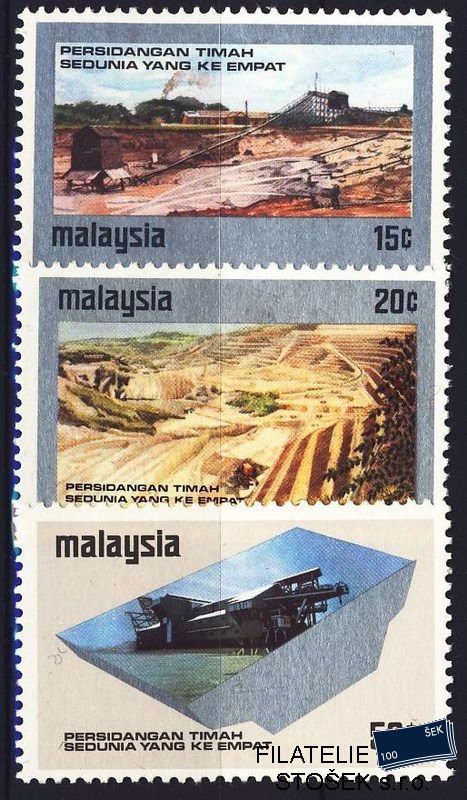 Malaysia známky Mi 124-6