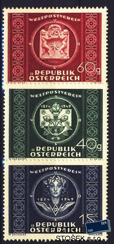 Rakousko známky Mi 943-5