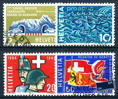Švýcarsko známky Mi 0791-4