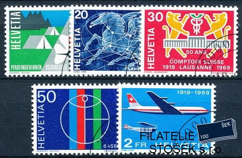 Švýcarsko známky Mi 0895-9