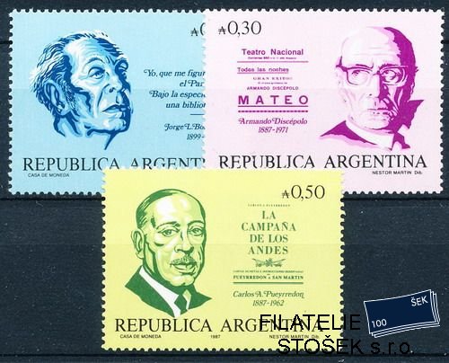 Argentina známky Mi 1888-90