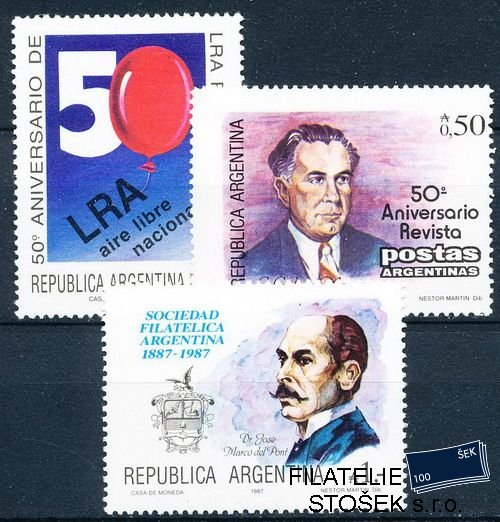 Argentina známky Mi 1901-3
