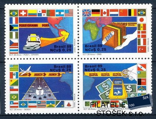 Brazílie známky Mi 2289-92