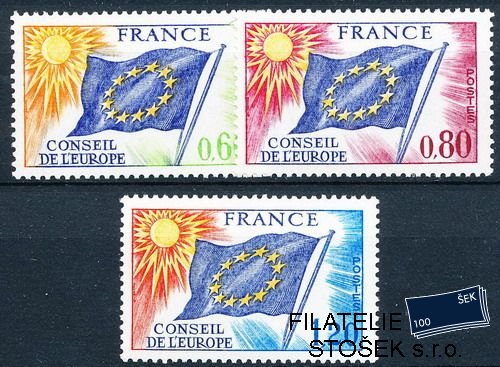 Francie-služební E známky Mi 016-8
