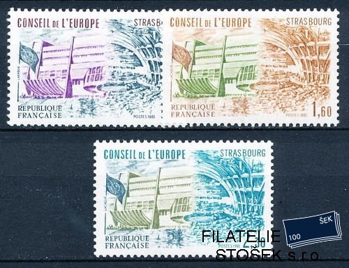 Francie-služební E známky Mi 027-9