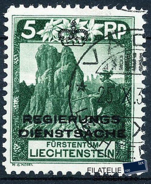Liechtenstein Mi D 01 A