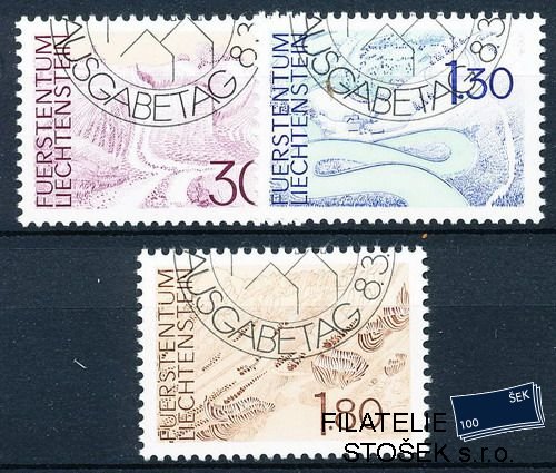Liechtenstein Mi 0581-3