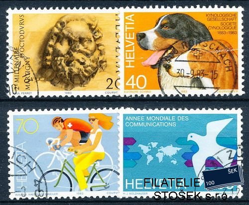 Švýcarsko známky Mi 1256-9