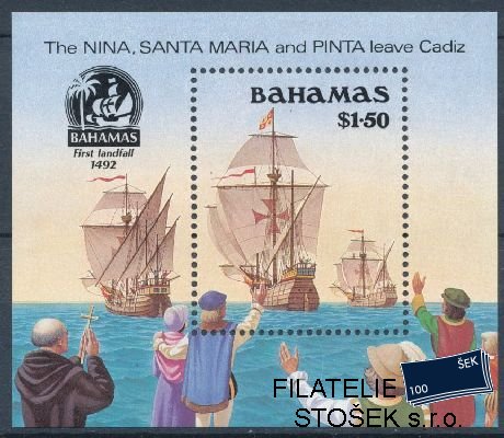 Bahamas známky Mi Bl.68