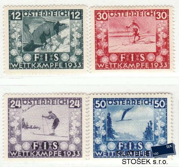 Rakousko známky 551-54