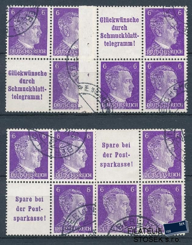Dt. Reich známky Mi S 282+284+286+288