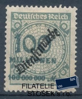 Dt. Reich známky Mi D 82 posun