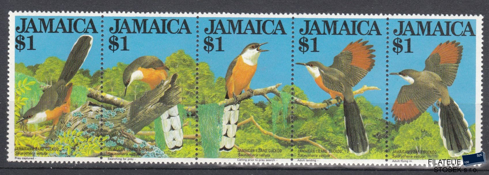 Jamaika známky Mi 550-54