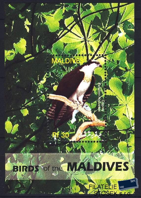 Maledives známky Mi Blok