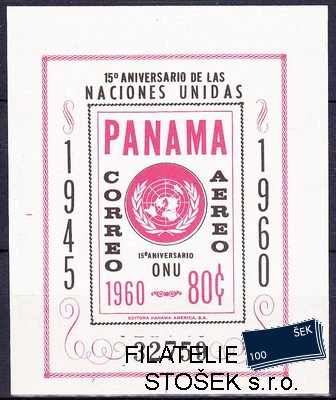 Panama známky Mi Bl.9 I