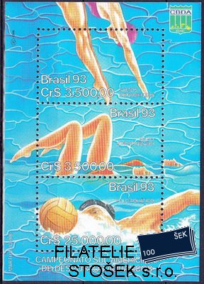 Brazílie známky Mi Bl.92