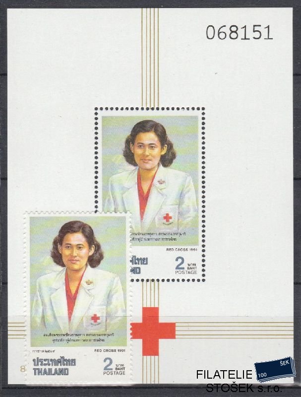Thajsko známky Mi 1405+Bl29