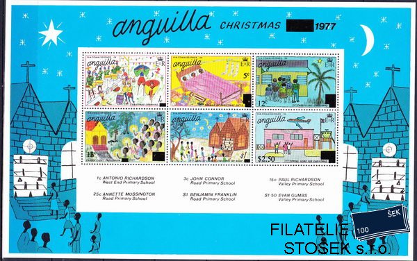 Anguilla známky Mi Bl.19