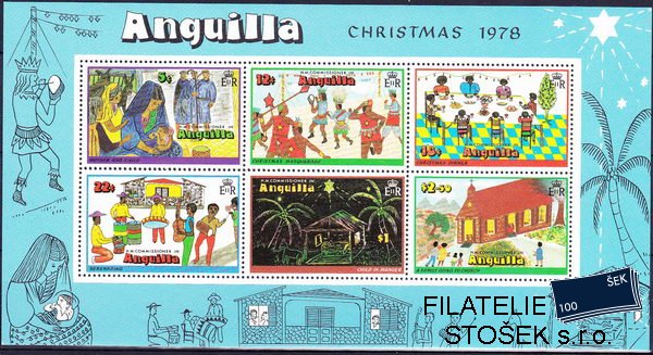 Anguilla známky Mi Bl.22