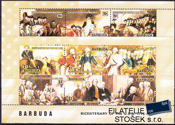 Barbuda známky Mi Bl.16-17
