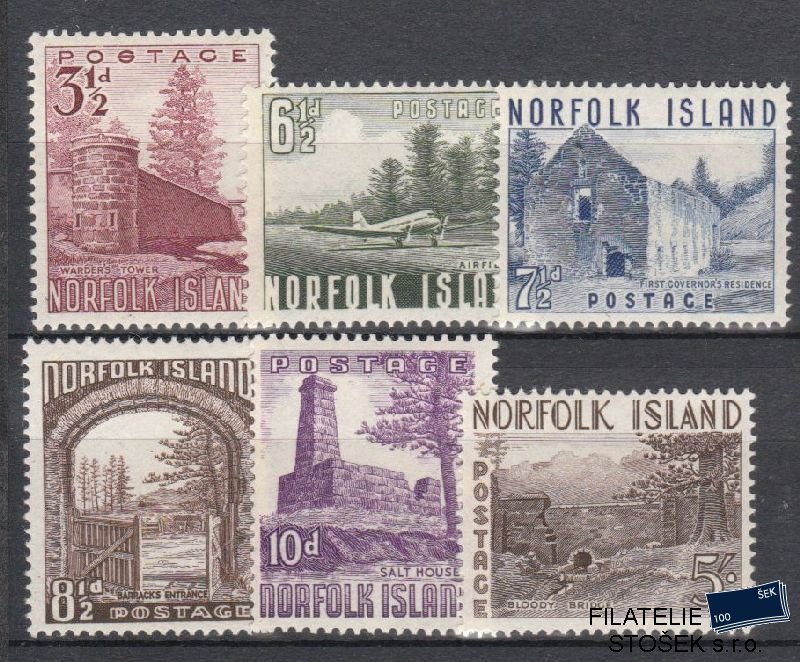 Norfolk Island známky  Mi 15-20