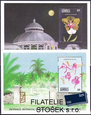 Dominica známky Mi Bl.153-4