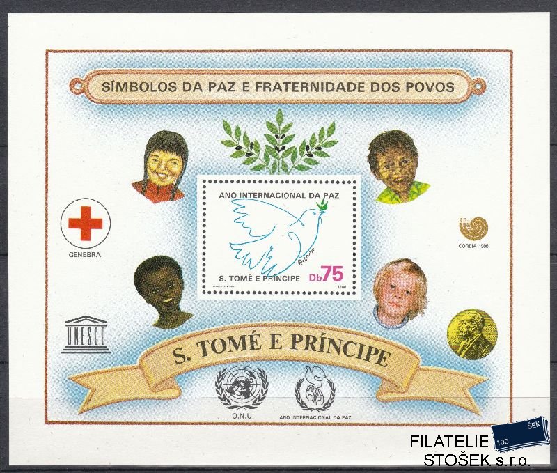 St. Tome Principe známky Mi Blok 169