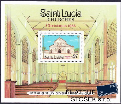St. Lucia známky Mi Bl.52