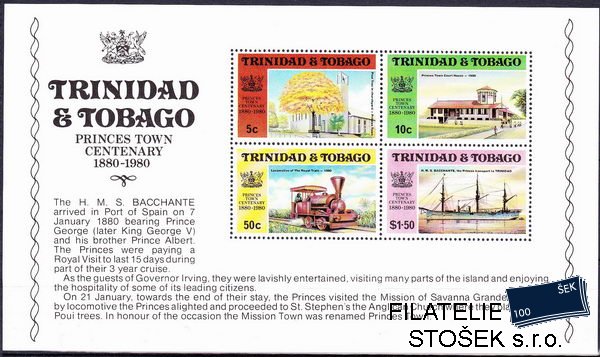 Trinidad Tobago známky Mi Bl.30