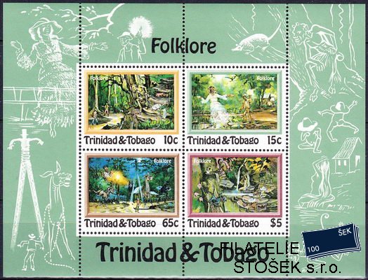 Trinidad Tobago známky Mi Bl.35