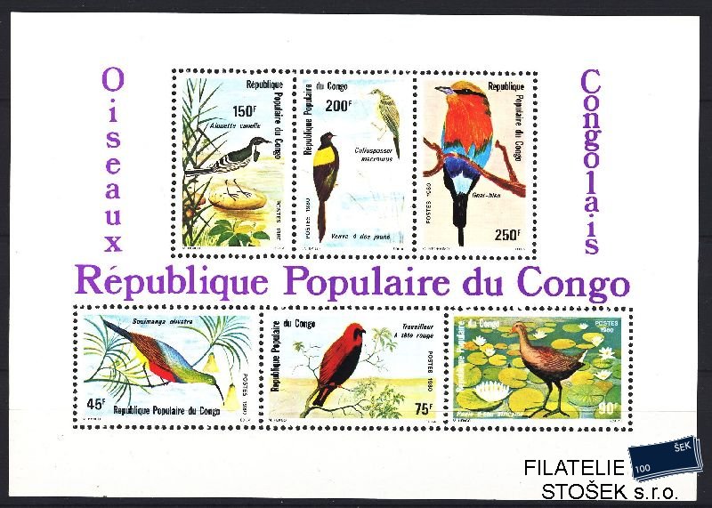 Congo známky Mi Blok 25