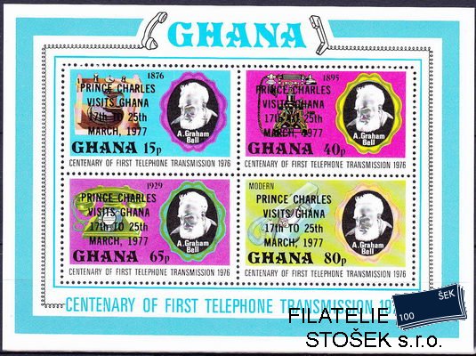 Ghana známky Mi Bl.70