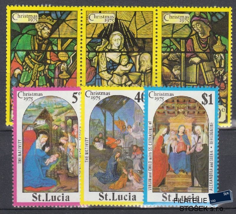 St. Lucia známky Mi 366-71