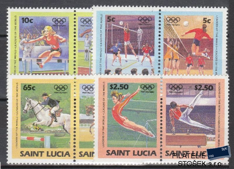 St. Lucia známky Mi 664-71