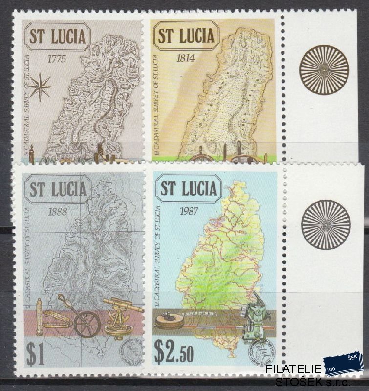 St. Lucia známky Mi 695-98