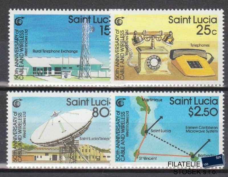 St. Lucia známky Mi 921-24