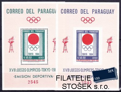 Paraguay známky Mi Bl.50-1