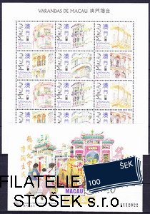 Macao známky Mi 0925-30+Bl.47