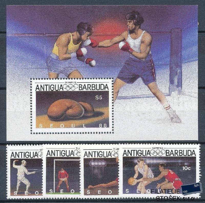 Antigua a Barbuda  známky Mi 1020-23+Bl 125