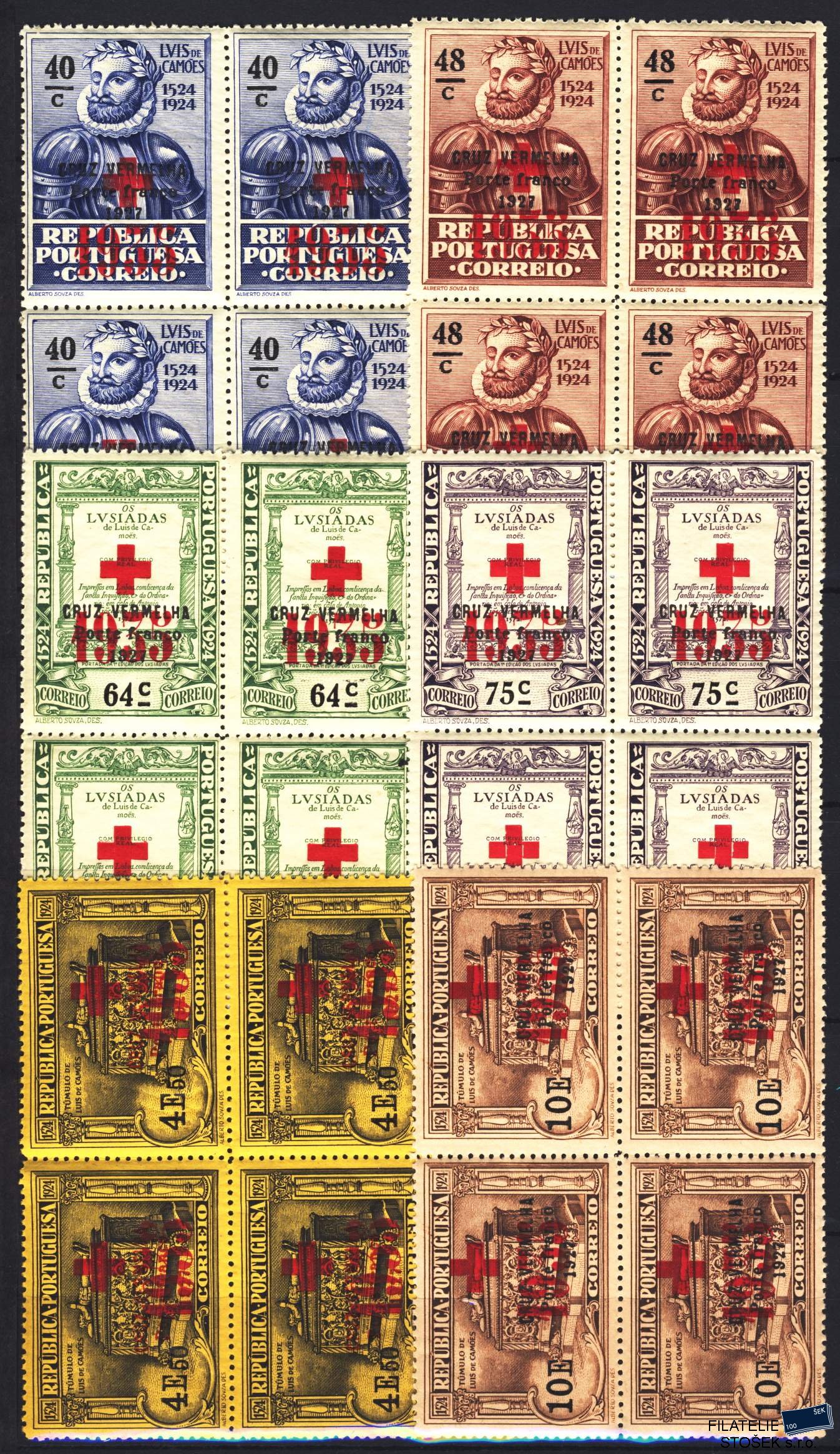 Portugalsko známky Z 53-58 4blok